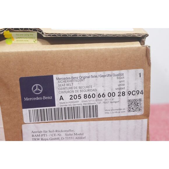 Mercedes-Benz Passenger Seat Belt A2058606600289C94 Genuine OEM main image 11